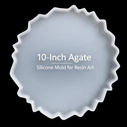 10-Inch Agate Silicone Mold for Resin Art