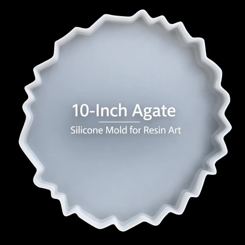10-Inch Agate Silicone Mold for Resin Art