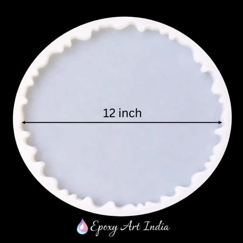 12-Inch Agate Mold for Resin Art – Large Geode Silicone Mold