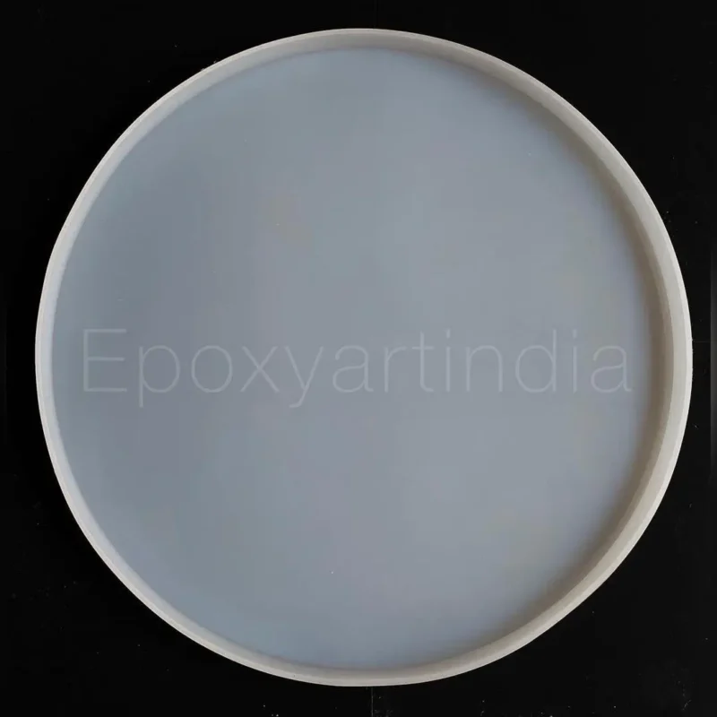 12-Inch Plain Round Silicone Mold for Resin Art