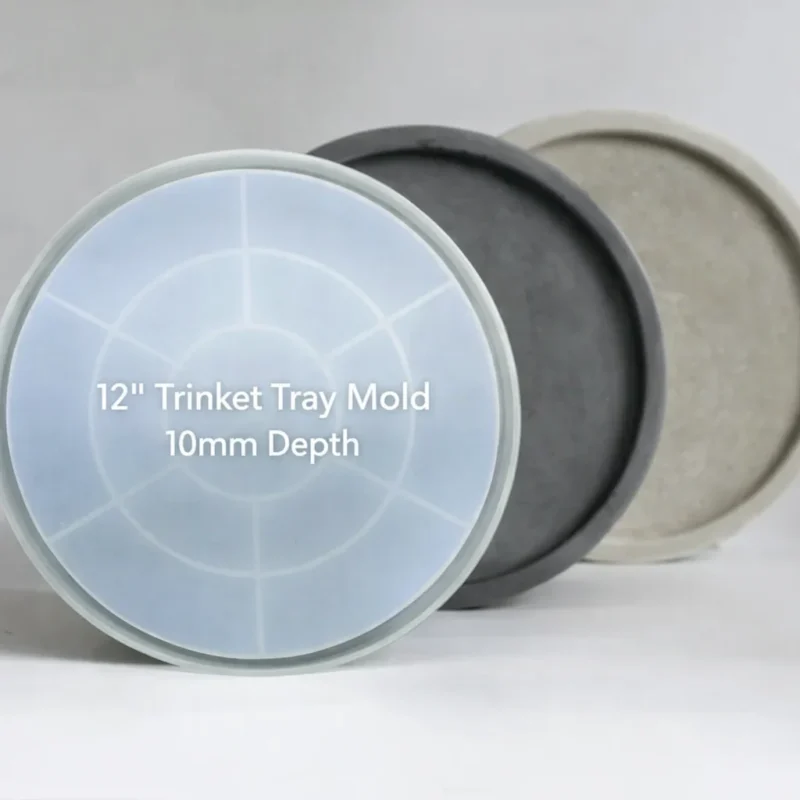 12-Inch Round Plate Silicone Mold for Resin Art