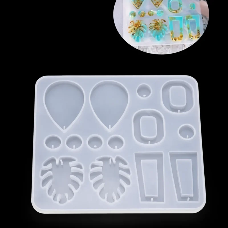 14-Cavity Jewellery Silicone Mold for Resin Art