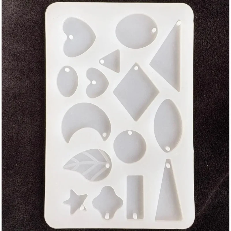 15-Cavity Jewellery Silicone Mold for Resin Art