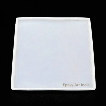 8″ x 8″ Square Plain Tray Silicone Mold – 10mm Thick | Resin Art