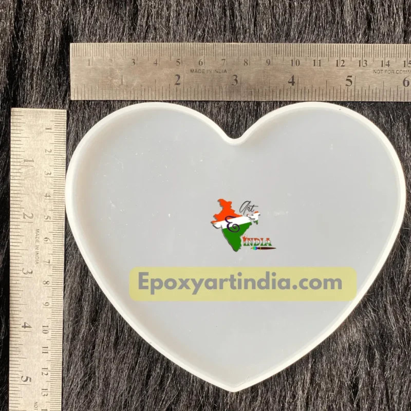 6-Inch Heart Frame Silicone Mold for Resin Art