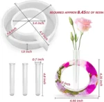 Oval Resin Vase Silicone Mold – Planter Vase for Resin Art