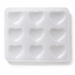 Heart Shape Silicone Resin Mold – Keychain & Jewelry Mold for DIY Resin Art
