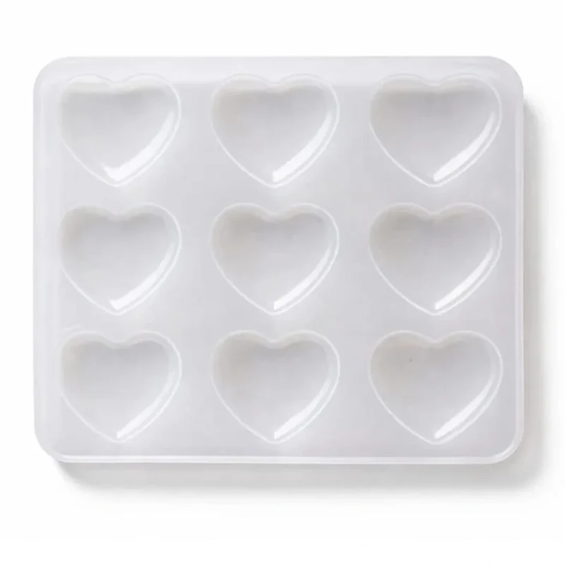 Heart Shape Silicone Resin Mold – Keychain & Jewelry Mold for DIY Resin Art