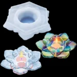 Lotus T-Light Silicone Mold for Resin Art