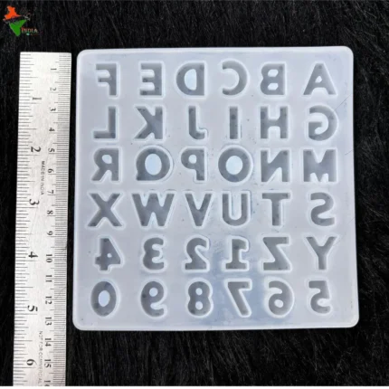 Small Alphabet Resin Mold for Resin Art