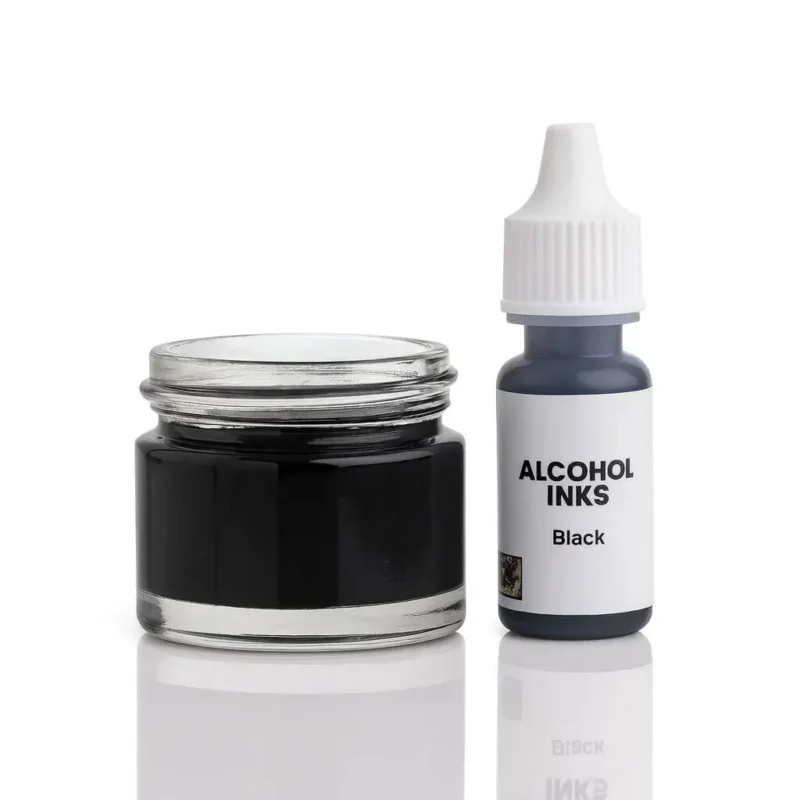 Black Alcohol Ink for Resin Art