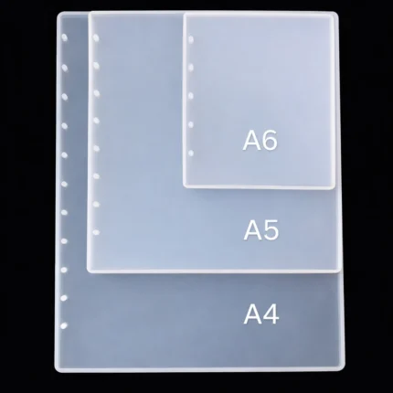 Set of 3 Diary Silicone Moulds – A4, A5 & A6 for Resin Art
