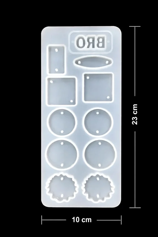 Bro Rakhi Silicone Mold for Resin Art | Epoxy Resin Rakhi Making Mold