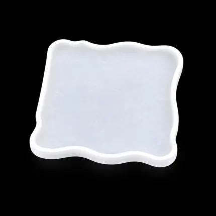 3.8″ × 3.8″ Agate Square Silicone Mold for Resin Art (5mm Deep)