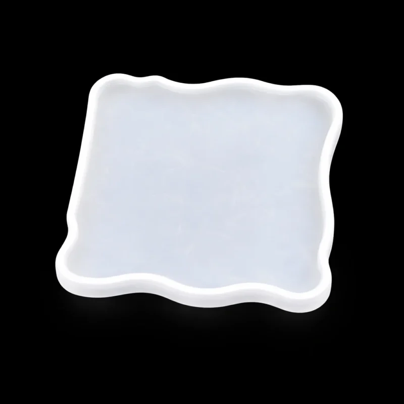 3.8″ × 3.8″ Agate Square Silicone Mold for Resin Art (5mm Deep)
