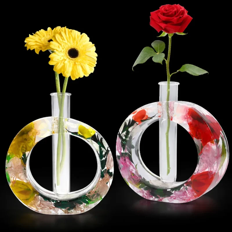 Oval Resin Vase Silicone Mold – Planter Vase for Resin Art