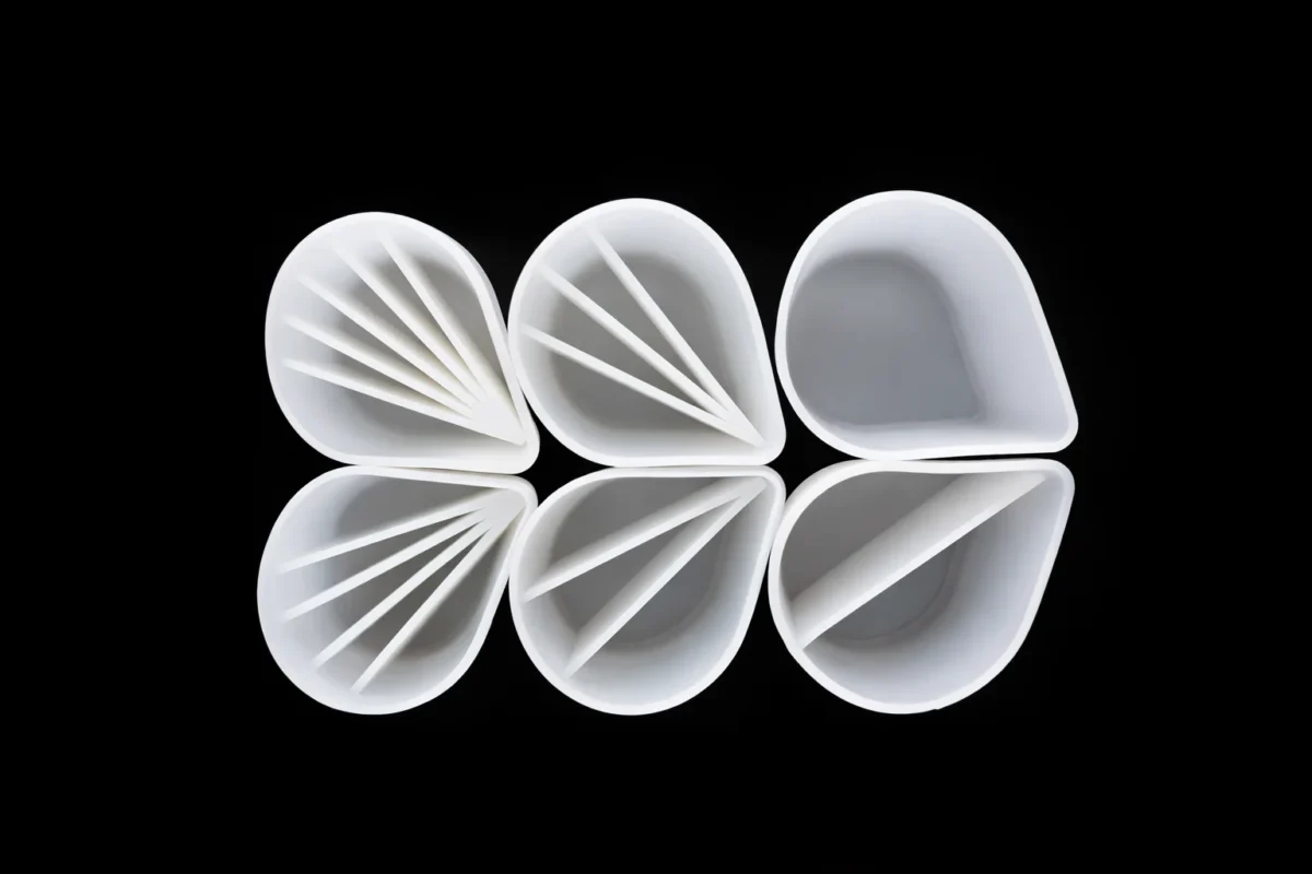 Set of 6 Multi-Colour Ribbon Pouring Cups for Resin Art