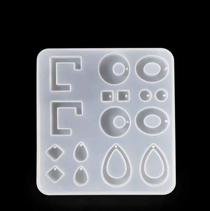 16-Cavity Jewellery Silicone Mold for Resin Art