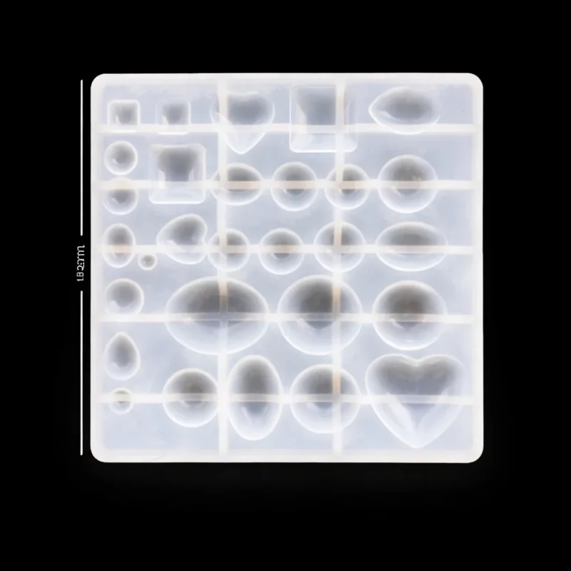 29-Cavity Gemstone Silicone Mold for Resin Art
