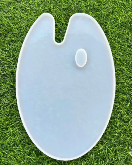 12 inch colour palette silicone mold for resin art, resin paint palette mold, epoxy resin color palette mold, diy resin artist palette mold, silicone mold for resin palettes, resin art molds india, artist palette resin mold, epoxy craft palette mold, resin painting palette mold, resin art tool mold