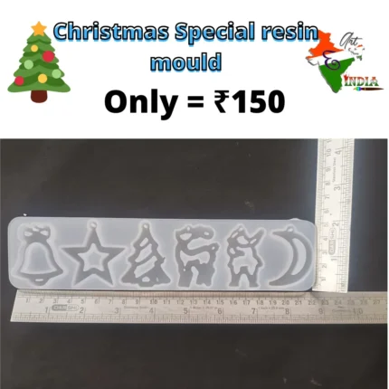 Christmas Special Silicone Resin Mold (6 Cavity) for Resin Art