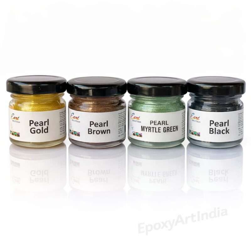 Pearl & Mica Pigment Collection – Premium Metallic Powder for Resin Art (D)