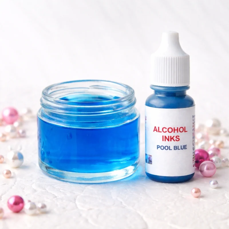 Pool Blue Alcohol Ink for Resin Art