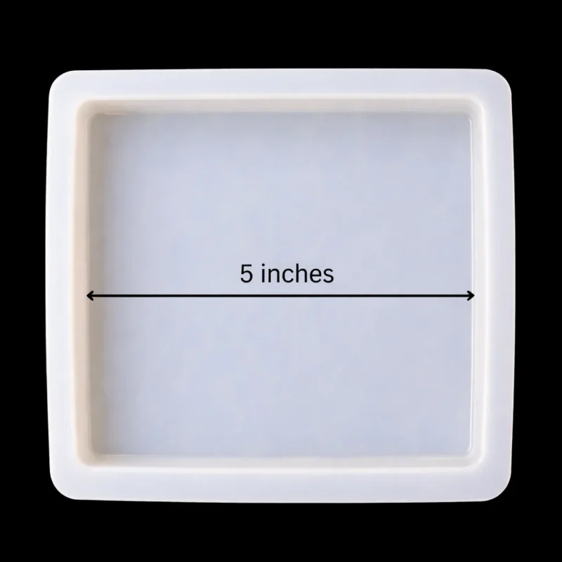 Silicone Big Square Coaster Mold for Resin Art