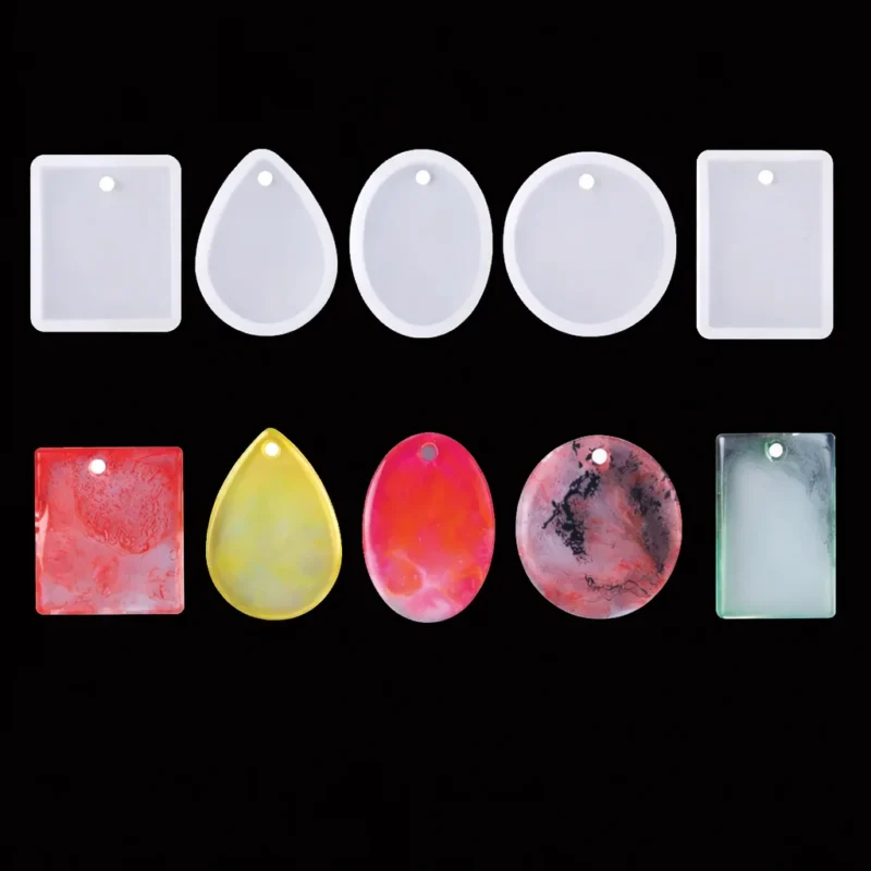 Silicone Pendant Mold – Set of 5 for Resin Art
