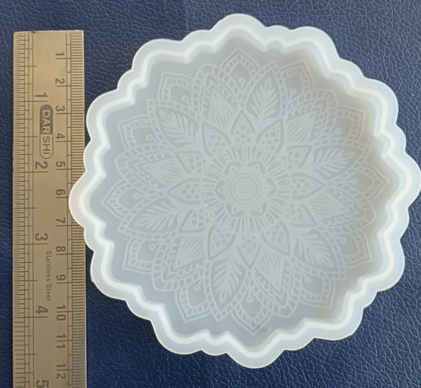 Mandala 3D Silicone Coaster Mold for Resin Art