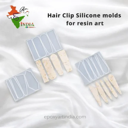 Hair Clip Silicone Molds for Resin Art (Set of 3)