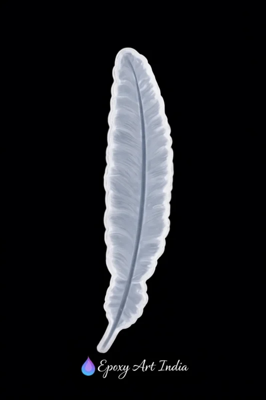 Assorted Silicone Feather Bookmark Mold for Resin Art