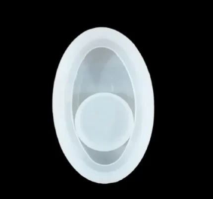 Oval T-Light / Tealight Candle Holder Silicone Mold for Resin Art
