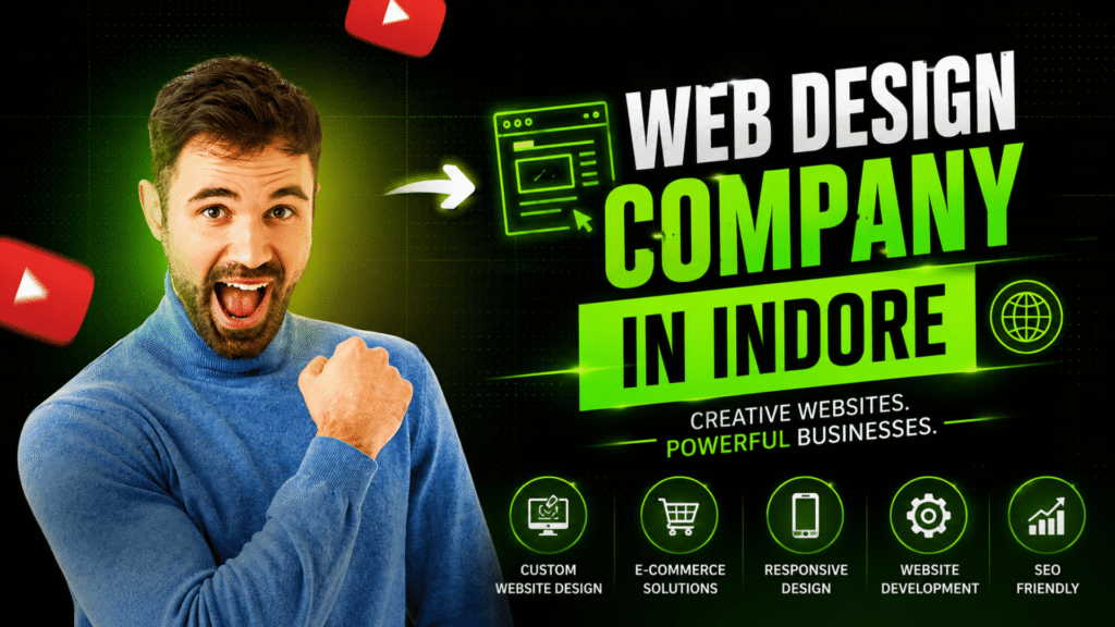 Professional web design company in Indore offering website development services