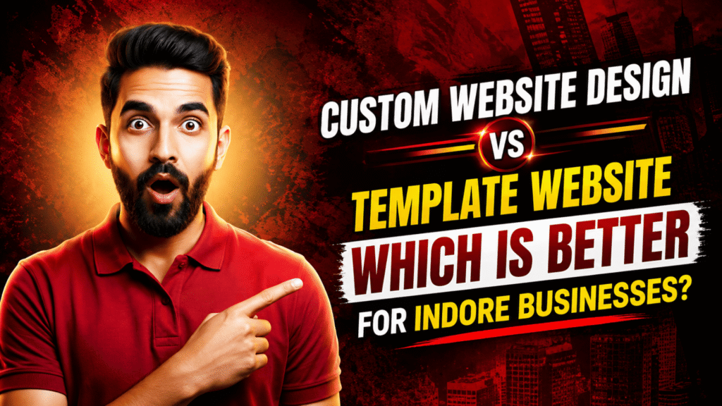 Custom Website Design vs Template Website: Which Is Better for Indore Businesses?