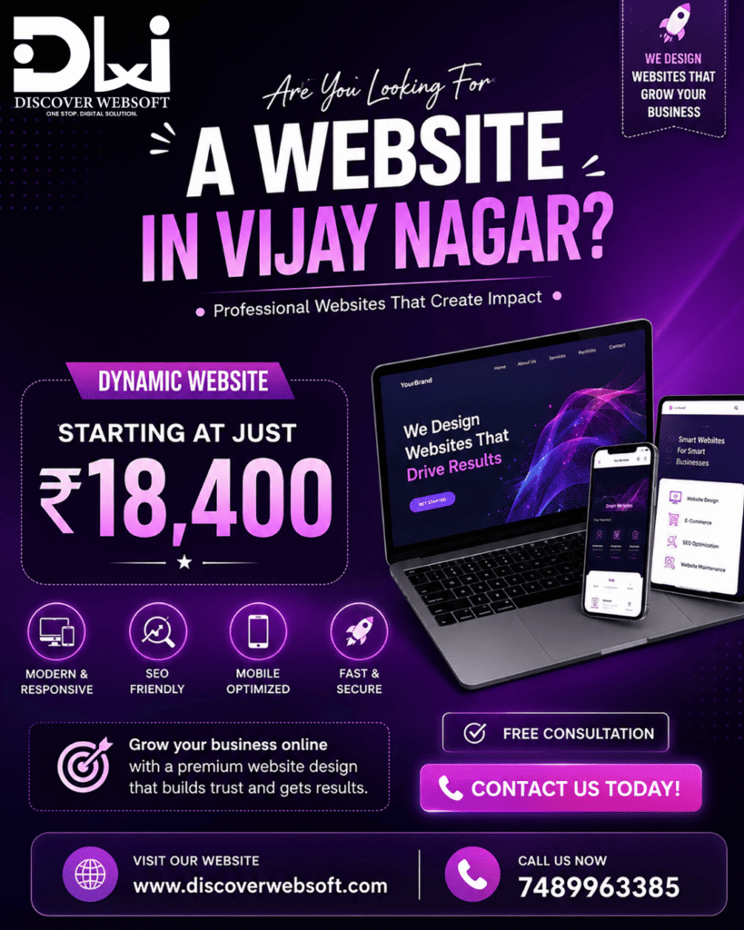 Web Designing & Development in Indore